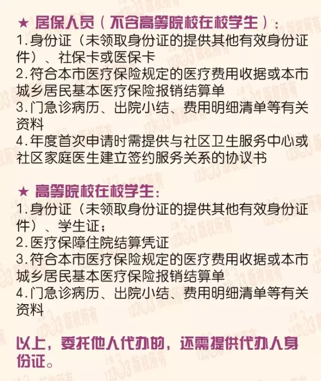 2017年上海市城乡大病医保如何报销？